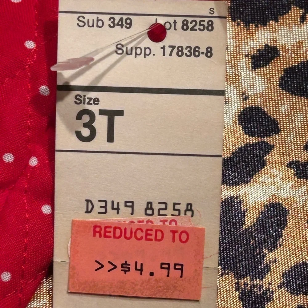 Vintage Deadstock Red Sails Holiday Reindeer Quilted Overalls